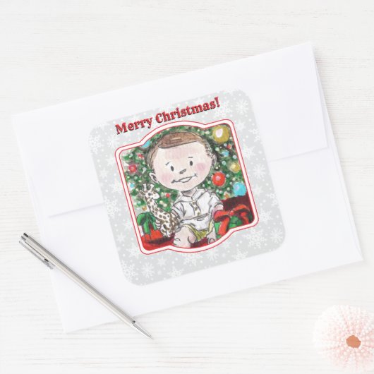 TSCHR1 VIERKANTE STICKER (Envelop)