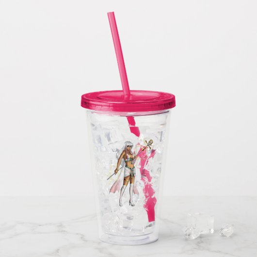 TSDS: Isis, godin van de Heilige Stoel Acryl Drinkbeker (Voorkant ijs)