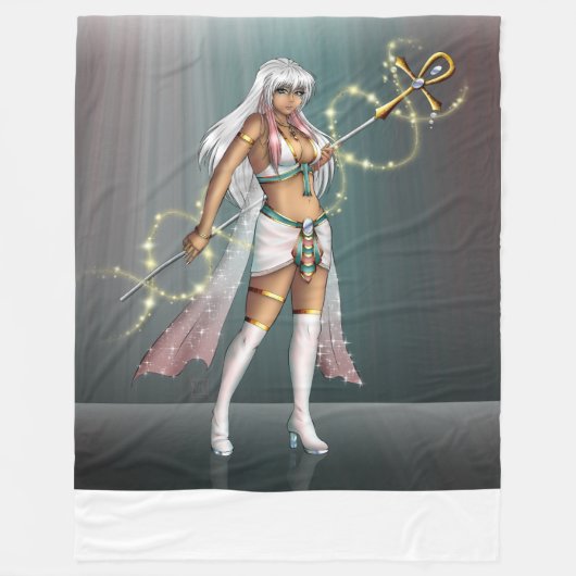 TSDS: Isis, godin van de Heilige Stoel Fleece Deken (Voorkant)