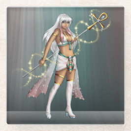 TSDS: Isis, godin van de Heilige Stoel Glazen Onderzetter