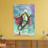TSDS: Justin Arisdale Cover Art Solo Aarde Canvas Afdruk (Insitu (Woonkamer))