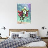 TSDS: Justin Arisdale Cover Art Solo Aarde Canvas Afdruk (Insitu (Slaapkamer))