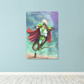 TSDS: Justin Arisdale Cover Art Solo Aarde Canvas Afdruk (Insitu (Houten vloer))