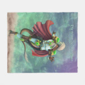 TSDS: Justin Arisdale Cover Art Solo Aarde Fleece Deken (Voorkant (Horizontaal))