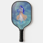 TSDS: Justin Arisdale en Miral Akemi Hoesje Art Pickleball Paddle (Achterkant)