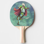 TSDS: Justin Arisdale en Miral Akemi Hoesje Art Tafeltennisbatje (Voorkant)