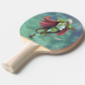 TSDS: Justin Arisdale en Miral Akemi Hoesje Art Tafeltennisbatje (Voorkant Gekanteld)