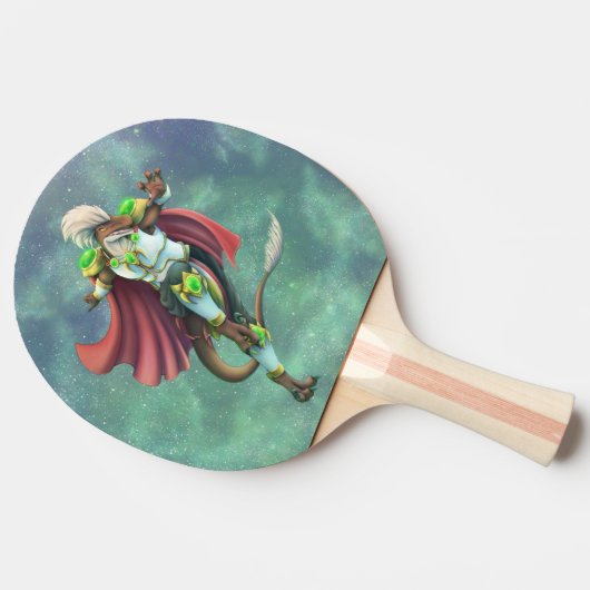 TSDS: Justin Arisdale en Miral Akemi Hoesje Art Tafeltennisbatje (Zijkant)