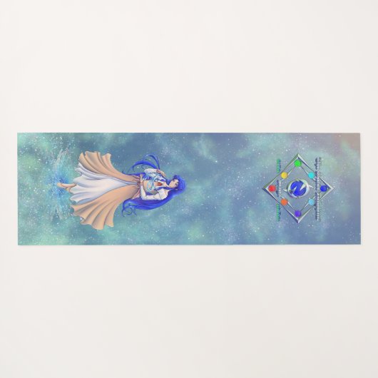 TSDS: Justin Arisdale en Miral Akemi Hoesje Art Yogamat (Achterkant (horizontaal))