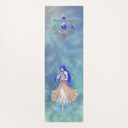 TSDS: Justin Arisdale en Miral Akemi Hoesje Art Yogamat (Achterkant)