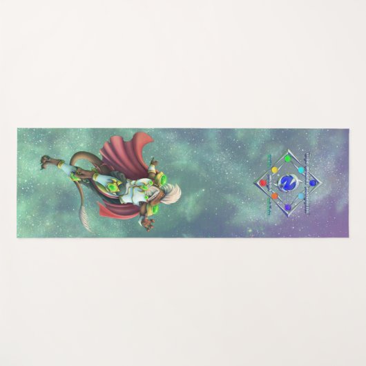 TSDS: Justin Arisdale en Miral Akemi Hoesje Art Yogamat (Voorkant (horizontaal))