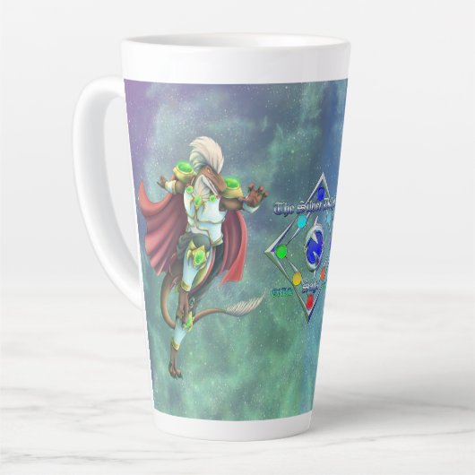 TSDS: Justin Arisdale Hoesje Art met Miral Latte Mok (Linkerhoek)