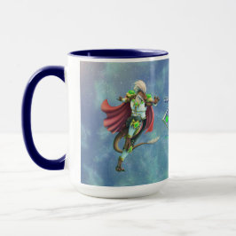 TSDS: Justin Arisdale Hoesje Art met Miral Tweekleurige Koffiemok