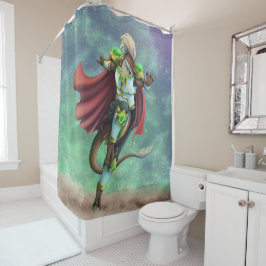 TSDS: Justin Arisdale Hoesje Art Solo Earth Douchegordijn