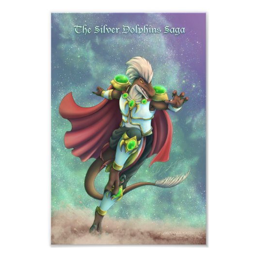 TSDS: Justin Arisdale Hoesje Art Solo Earth Foto Afdruk (Voorkant)