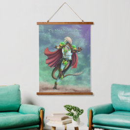 TSDS: Justin Arisdale Hoesje Art Solo Earth Hangend Wandkleed