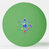 TSDS: Justin Arisdale Hoesje Art Solo Earth Pingpongbal (Achterkant)