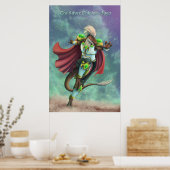 TSDS: Justin Arisdale Hoesje Art Solo Earth Poster (Keuken)