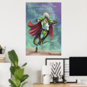 TSDS: Justin Arisdale Hoesje Art Solo Earth Poster (Thuiskantoor)