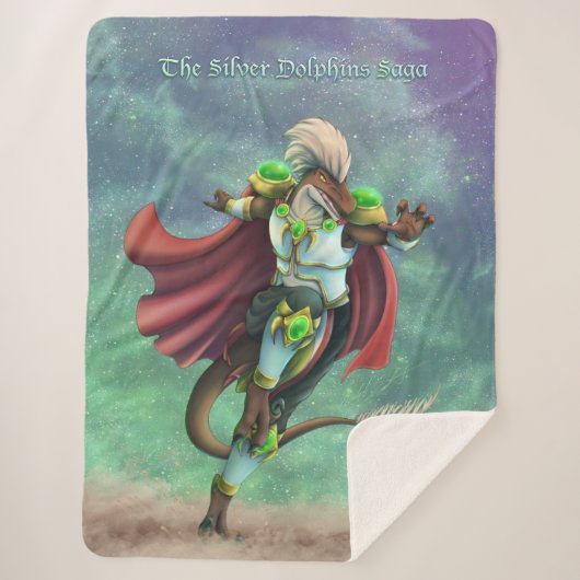 TSDS: Justin Arisdale Hoesje Art Solo Earth Sherpa Deken (Voorkant)