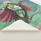 TSDS: Justin Arisdale Hoesje Art Solo Earth Sherpa Deken (3/4)