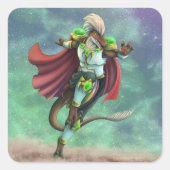 TSDS: Justin Arisdale Hoesje Art Vierkante Sticker (Voorkant)