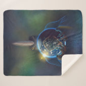 TSDS King of Earth Sherpa Deken (Voorkant (horizontaal))