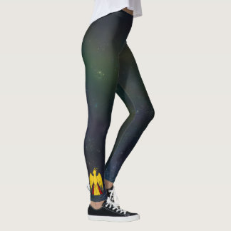 TSDS Koning van Aarde Galaxy Achtergrond Leggings