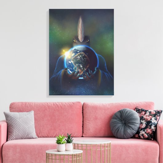 TSDS Koning van de Aarde   Canvas Afdruk (Insitu (Woonkamer))