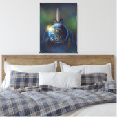 TSDS Koning van de Aarde Canvas Afdruk (Insitu (Slaapkamer))