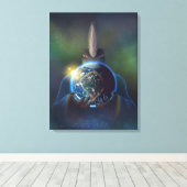 TSDS Koning van de Aarde Canvas Afdruk (Insitu (Houten vloer))