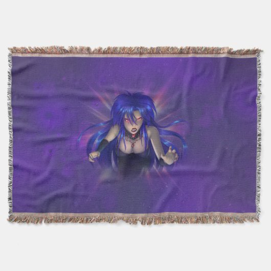 TSDS: Koningin Irana Delphi Boekomslag Kunst Deken (Voorkant)
