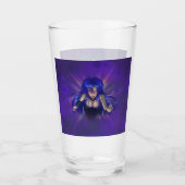 TSDS: Koningin Irana Delphi Boekomslag Kunst Glas (Voorkant)