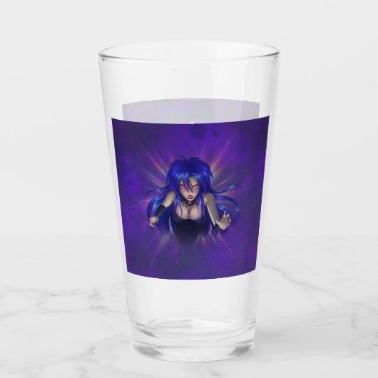 TSDS: Koningin Irana Delphi Boekomslag Kunst Glas (Voorkant)