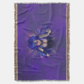 TSDS: Koningin Irana Delphi Book Hoesje Art Deken (Voorkant Verticaal)