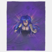 TSDS: Koningin Irana Delphi Book Hoesje Art Fleece Deken (Voorkant)