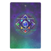 TSDS: Koningin Irana Delphi Book Hoesje Art Mini Klembord (Achterkant)