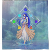 TSDS: Miral Akemi Hoesje Art Solo Water Douchegordijn (Voorkant)