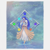 TSDS: Miral Akemi Hoesje Art Solo Water Fleece Deken (Voorkant)