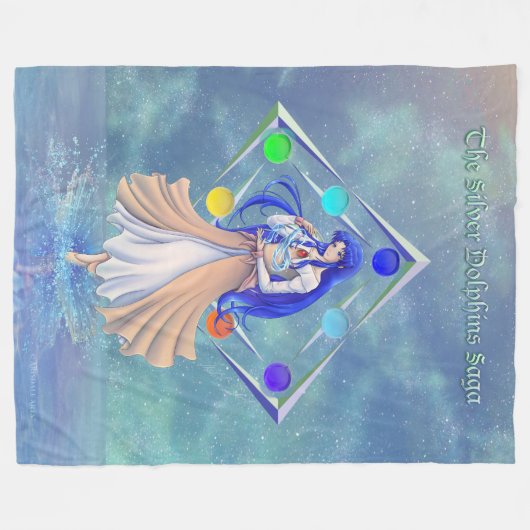 TSDS: Miral Akemi Hoesje Art Solo Water Fleece Deken (Voorkant (Horizontaal))