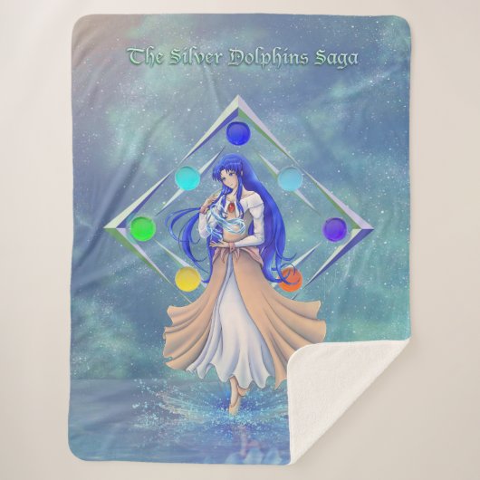 TSDS: Miral Akemi Hoesje Art Solo Water Sherpa Deken (Voorkant)