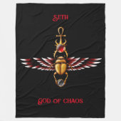 TSDS: Scarab Coat. van Seth Fleece Deken (Voorkant)