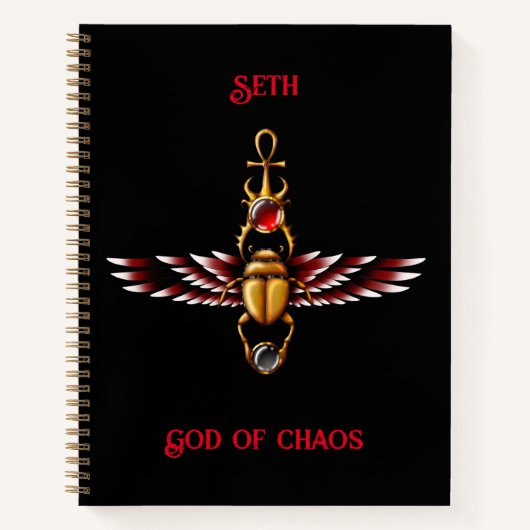 TSDS: Scarab Coat. van Seth Notitieboek (Voorkant)