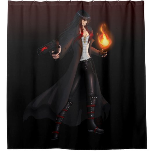 TSDS: Seth, God van Chaos Douchegordijn (Voorkant)