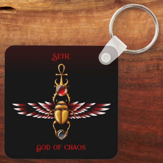 TSDS: Seth, God van Chaos Sleutelhanger (Achterkant)