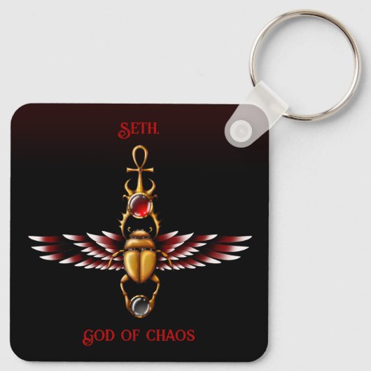 TSDS: Seth, God van Chaos Sleutelhanger (Achterkant)