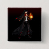 TSDS: Seth, God van Chaos Vierkante Button 5,1 Cm (Voorkant)