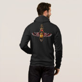 TSDS: Seth Scarab Coat Graphic Hoodie (Achterkant volledig)