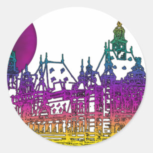 TSE 5 RONDE STICKER