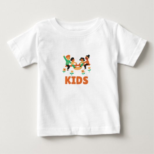 Tshirt baby kids spel  (Voorkant)